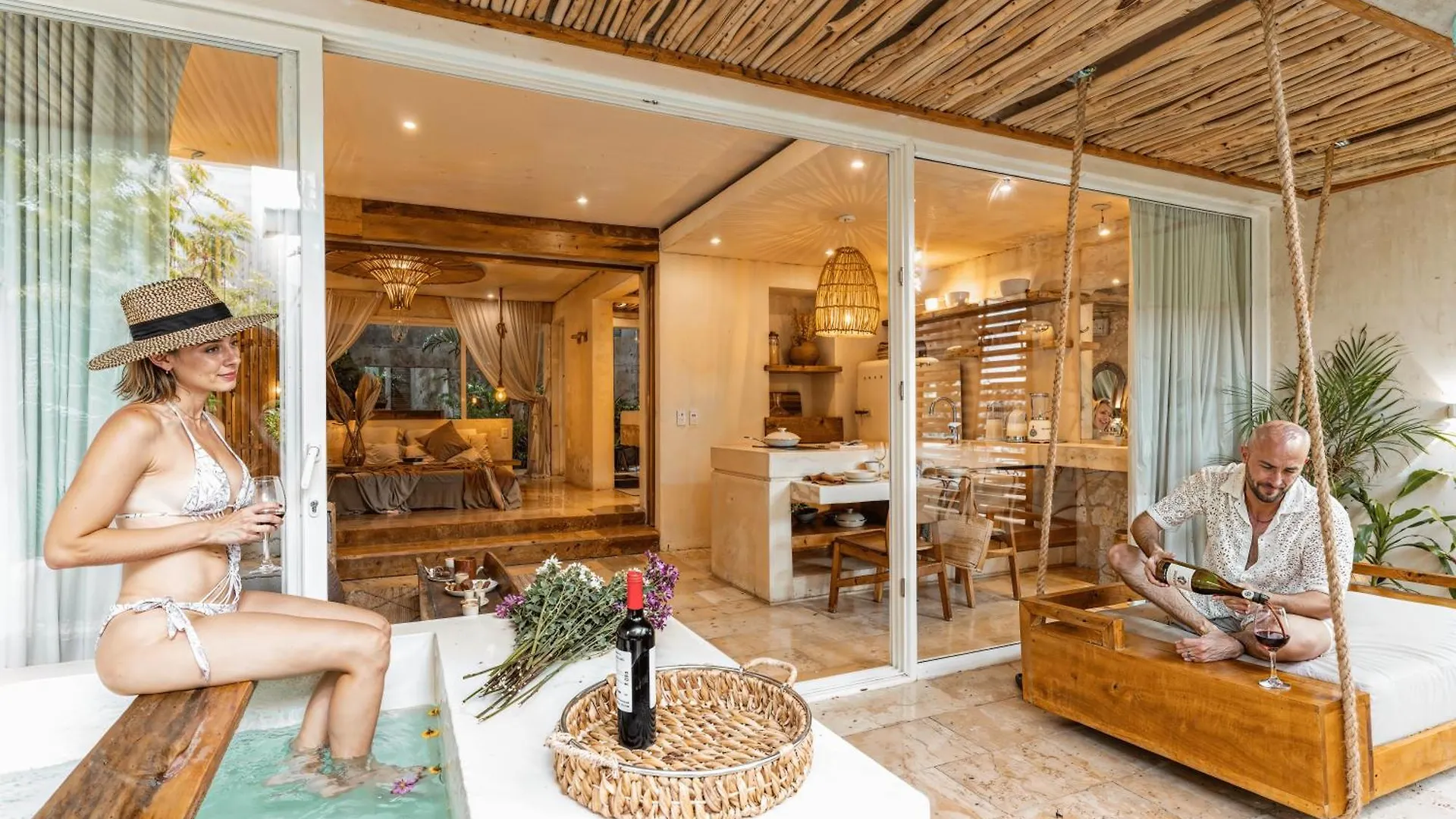 Apartmán Jungle Chic Tulum - Luxury Stylish Loft W Private Hot Tub And Infinity Pool